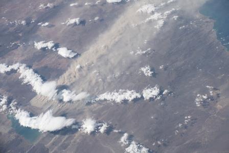 patagonia tormentas polvo Nasa