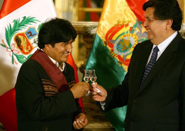 Evo Morales Alan Garcia Wilfredo Perez Ruiz