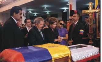 dilma rouseff funeral chavez